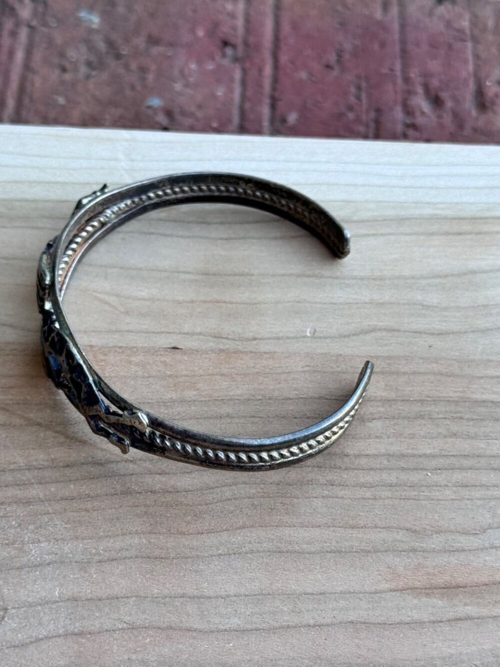Native American Sterling Silver Bird Overlay Cuff Bracelet 13.75g 5.25” - Picture 3 of 8